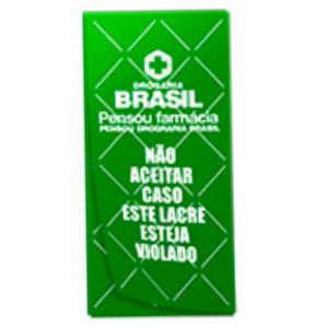 ADESIVOS LACRE DE SEGURANÇA Couchê 80g/m² 9x4,5cm 4/0  Corte reto 