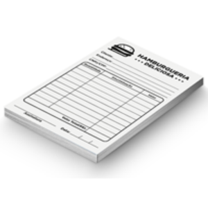 Bloco 15x21cm  cor 1/0  vias 50x1 Offset 63g 15x21cm 4/0  Blocos com 50 folhas 1 via 