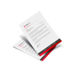 Papel Timbrado 20x14cm 90g por folhas Offset 90g 20x14cm 4/0   